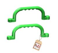h2i Lot de 2 poignées pour structures de jeux, arbres et maisons de jeu, vert