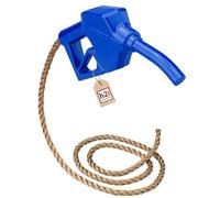 h2i Pompe à essence pour enfants, pour maison de jeu et tour de jeu, accessoire de tour d'escalade, poignée à essence, robuste et résistante aux intempéries, bleue