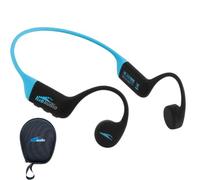 H2O Audio TRI 2 Casque multisport étanche à conduction osseuse Bluetooth 5.3 pour la course à pied et le cyclisme, mode MP3 pour la natation, mémoire 8 Go, batterie de 8,5 heures, noir/bleu
