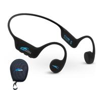 H2O Audio TRI 2 Casque multisport étanche à conduction osseuse Bluetooth 5.3 pour la course à pied et le cyclisme, mode MP3 pour la natation, mémoire 8 Go, batterie de 8,5 heures, noir