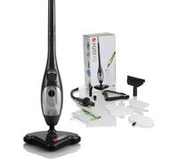 H2O X5 Vadrouille à vapeur multifonction 2-en-1 - Balai et nettoyeur à main, Noir, chauffe 15s, 1500W