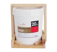 h2oplus Peinture d'étanchéité Imperméabilisante STOP ROUGE 20 kg (16,6 L) · Peinture anti humidité · Produit 100% NATUREL à base d'eau, SANS ODEUR aux solvants chimiques