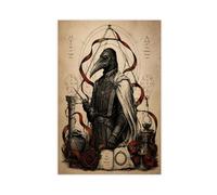H3B8U2Y5 Alchimie du docteur de la peste Tableau sur Toile, Studio Dortoir