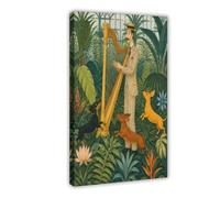 H3B8U2Y5 Animaux de la forêt de Harper Homme Art Mural sur Toile