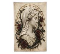 H3B8U2Y5 Cadre en pierre Madonna Rose Tapisserie Murale, Botaniques Dortoir