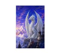 H3B8U2Y5 Château de la Montagne du Dragon de Glace Tableau sur Toile
