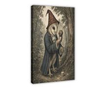H3B8U2Y5 Forêt de hiboux sorciers Tableau sur Toile, Realisme Coin Canape