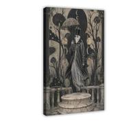 H3B8U2Y5 Médecin de la peste avec parapluie Art Mural sur Toile, Bureau