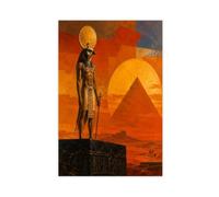 H3B8U2Y5 Pyramide du Soleil d'Horus Art Mural sur Toile, Paysage désertique