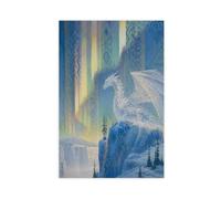 H3B8U2Y5 Temple de la Montagne du Dragon de Glace Art Mural sur Toile