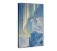 H3B8U2Y5 Temple de la Montagne du Dragon de Glace Tableau sur Toile