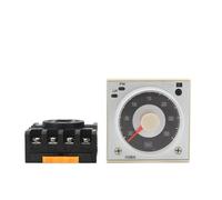 H3BA-N8H 8PIN 50/60Hz 2NO2NC temps 1.2s à 300h 48 * 48mm DC12V DC24V AC110V AC220V relais à semi-conducteurs multifonctionnel 1 pièces(AC220V)