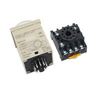 H3CR-A 11 broches AC 100-240 V relais temporisé série H3CR 12VD 24VDC 100-240VAC 24-220VAC-DC minuterie(12V-48VAC-DC)