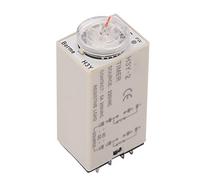 H3Y-2 220V AC Relais Temporisé Temporisateur Contrôle de Bouton Relais de Temporisation Réglable 0-10 Secondes
