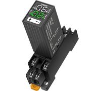 H3Y-2 Dual Digital Timer Relay with Cycle Time Control Power-on Delay Timer AC220V with Base 8Pin
