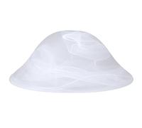 H4L Abat-jour en verre d'albâtre blanc Ø 335 mm E27