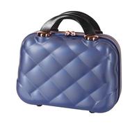H4L Abu Dhabi Valise de voyage rigide en plastique ABS avec serrure à combinaison Taille XS, S, M, L, Bleu nuit, xs, Moderne