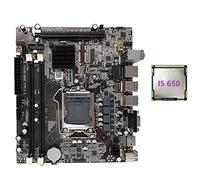 H55 Carte mère LGA1156 Compatible avec I3 530 I5 760 Series CPU Mémoire DDR3 Carte mère pour ordinateur de bureau avec I5 650 CPU