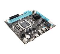 H61 LGA 1155 Gaming Motherboard, Micro ATX Computer Board pour LGA1155 Socket I3 I5 I7, Double DDR3, M.2 NVME NGFF 100MBPS LAN SATA2.0 USB2.0 Bourse de Bureau