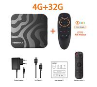 H618 Android 14 T95 Max Smart TV Box,Double Wifi,2.4G & 5.8G,6K,3D Ram,8G Rom,128 Go,64 Go Assistant vocal,Fast Box Media First - Type 4G 32G Voice G10S #B