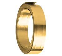 H62 Brass Thin Foil Thickness 0.6Mm, 1 Meter Long Flat Strip Width 10-25Mm Suitable for Building Decorations,0.6×20×1000mm(0.6x10x1000mm)