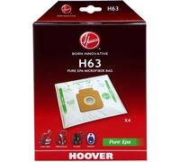H63 Sacs pour Aspirateurs - Compatibles avec les Aspirateurs HE1, Brave, Capture, Flash, Freespace, Sprint - Lot de 4 pièces