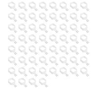 H706 Clips de lumière blanche sécurisés pour lampes d'extérieur - PETG haute résistance, stabilité par tous les temps et installation facile à clipser pour éclairage d'allée de jardin