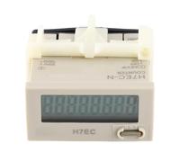 H7EC-N sans tension d'entrée LED Compteur numérique Compteur Compteur électrique numérique Affichage LCD à 8 chiffres 0-99999999 Totalisateur numérique de la plage de comptage avec support
