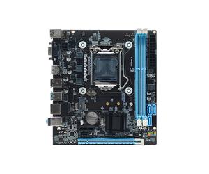 H81 Placa-MãE de Computador DDR3 16G LGA1150 PC Placa Principal VGA + CompatíVel com Porta RJ45 Suporte SATA 3.0 2.0 I3 I5 I7