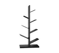 H8Q4D7N5G9 Bibliothèque Étagère créative en Acier au Carbone, Arbre créatif, lumière de Luxe, présentoir Simple à 8 Niveaux sur Pied