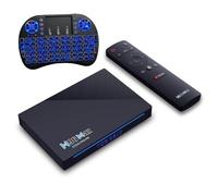 H96 MAX RK3566 Android 11.0 TV Box - 8Go RAM 64Go ROM avec WiFi 2.4G/5GHz, LAN 1000M, 4K H.265 et Clavier i8
