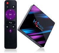 H96 Max+ Smart TV Box 4GB+64GB RK3318 Quad Core 64Bit CPU Boîtier TV, Support 4K Ultra HD 2.4G/5GHz WiFi