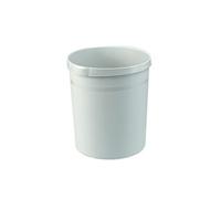 HA-18190-11 Bac à papier Poignée 18 litres avec 2 bords agrafeurs Gris clair