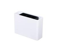 HA-92120-12 Etui à stylo Smart Line 135x40x98mm à 3 compartiments Blanc