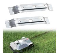 HA BIN Lot de 2 lames de rechange pour Viking Stihl iMOW RMI 422 422P 422PC RMI 422 P C de remplacement, pour robot tondeuse tondeuse (20 cm, argent)
