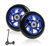 HA BIN Roue de Trottinette Freestyle 100mm - 2Pcs, Roues de Remplacement PU 88A avec Roulements ABEC 9, Compatible Scooters Électriques et Stunt, Accessoires Haute Performance