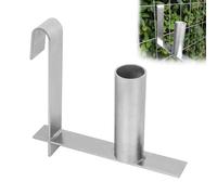 HA BIN Roulement en acier inoxydable aide, accessoires de clôture en maille à double tige, aide au déroulement des bandes de confidentialité, pour parapet extérieur
