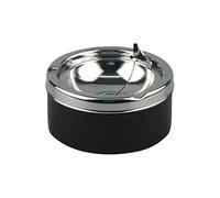 HA Cendrier à bascule Chromé/noir mat 11 cm, 132 g