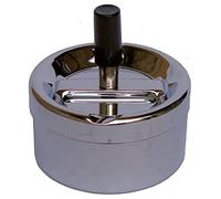HA Cendrier rotatif Chromé/chromé 9 cm, 133 g