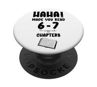 Ha Ha Made You Read Books 67 English Teacher 6 7 Reading 6-7 PopSockets PopGrip Adhésif