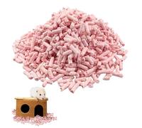 Ha Litière en Papier pour Petits Animaux de Compagnie - Litière Colorée, Texture Douce Absorbante, Neutralisateur d'Odeur Respectueux de l'Environnement, Approvisionnement en Cage Confortable |