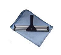 Ha-Ra 1 Raclette lave-vitres 32 cm, 1 chiffon en microfibre 50 x 68 cm