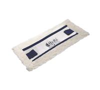 Ha-Ra Serpillère blanche longue 38 cm I Brosse Balai Serpillère durable pour le nettoyage des sols et des murs I Housse pour serpillère en coton mélangé I Nettoyant et absorbant I 38 cm