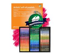 HA SHI HASHI Lot de 48 pastels à l'huile professionnels non toxiques pour dessin, mélange, crayons à l'huile, fournitures artistiques pour artistes et enseignants