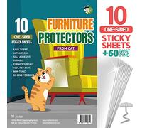 HA SHI Protection contre les griffures de chat - Feuilles de protection pour meubles ou ruban adhésif, grande couverture, sans danger pour les animaux domestiques (simple face)