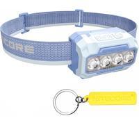 Ha23 Uhe Lampe Frontale D'extérieur Mct 600 Lumens Plusieurs Températures De Couleur Légère Aaa (Bleu)