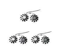 HA8010H12F-Z 75MM 2Pin GTX1050Ti Refroidisseur GPU Double Ventilateur pour MSI Geforce GTX 1050Ti GTX-1050-Ti-4GT-OC (6 Pièces)