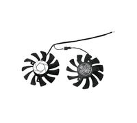 HA8010H12F-Z 75MM 2Pin GTX1050Ti Refroidisseur GPU Double Ventilateur pour MSI Geforce GTX 1050Ti GTX-1050-Ti-4GT-OC (2 PièCes)
