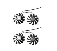 HA8010H12F-Z 75MM 2Pin GTX1050Ti Refroidisseur GPU Double Ventilateur pour MSI Geforce GTX 1050Ti GTX-1050-Ti-4GT-OC (4 Pièces)
