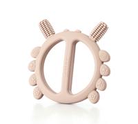 Haakaa Anneau de dentition en silicone pour bébé, jouet de dentition, tête de brosse à dents 360, pour l'apprentissage de l'auto-brossage des no